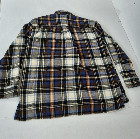 Madewell Flannel Oversized Ex-Boyfriend Shirt in Fuller Plaid - Picture 3 of 5